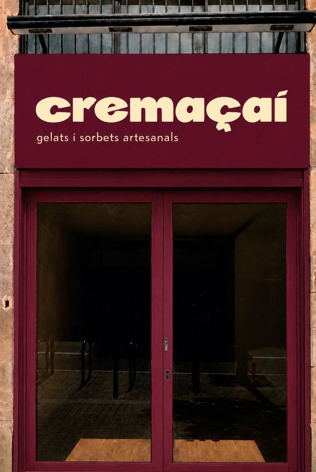 Fachada de la tienda cremaçai